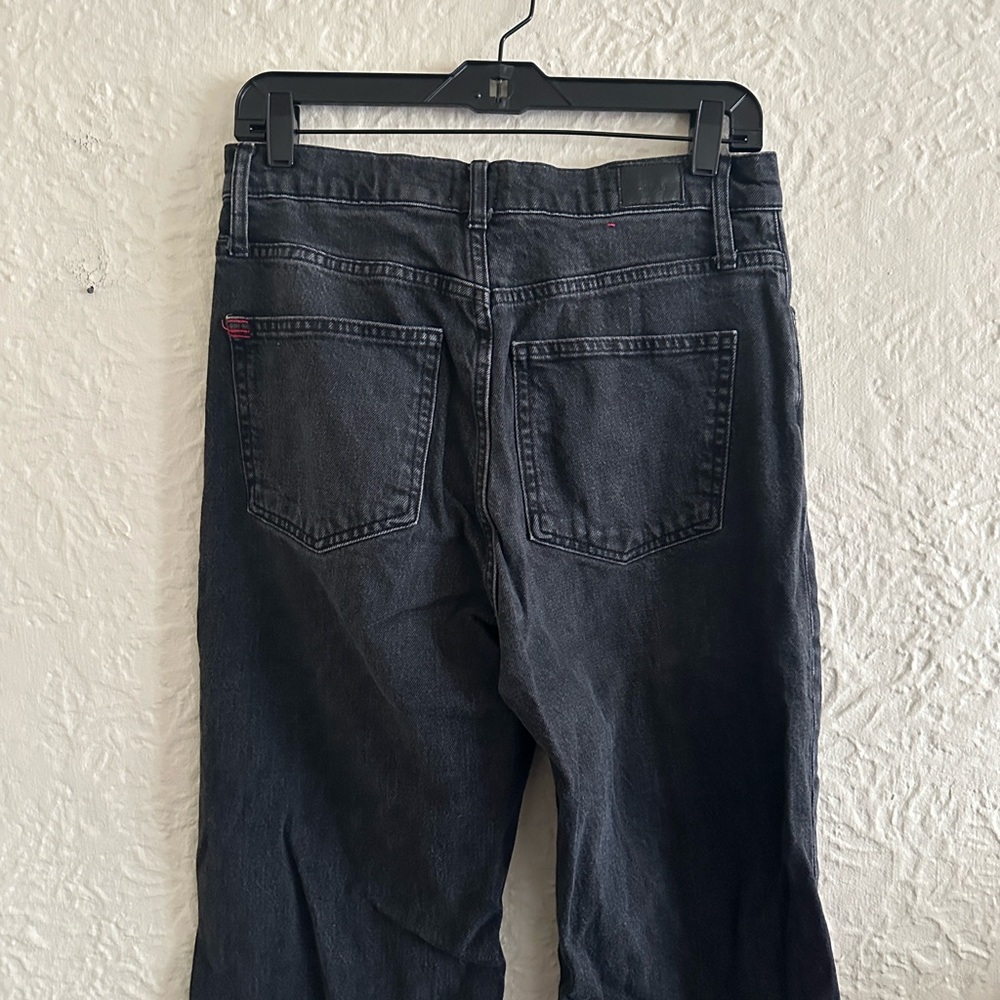 Urban Outfitters BDG Stretch Cowboy Jeans Black Gray Denim Straight Leg 30 - Picture 8 of 10